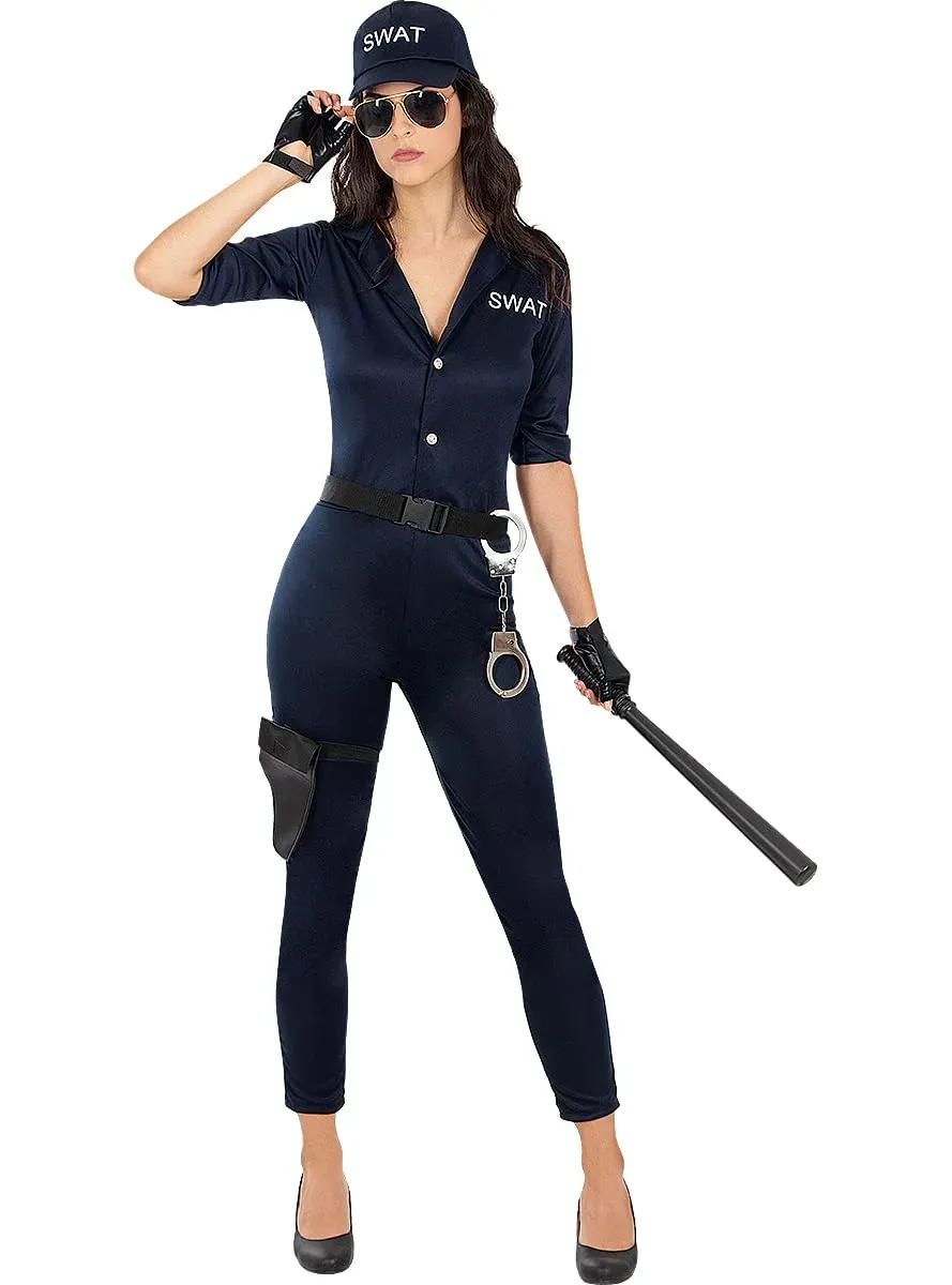 Funidelia SWAT costume donna M nero