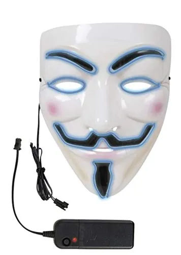 P'tit Clown re44062 Maschera Luminosa Anonima LED