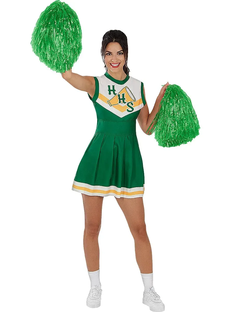 Funidelia Stranger Things Hawkins costume cheerleader verde donna
