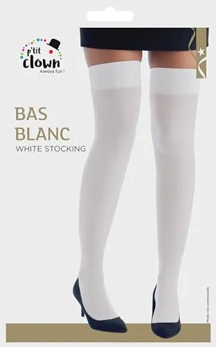P'tit Clown 74720 Calze Basse Bianche Coppia Taglia Unica
