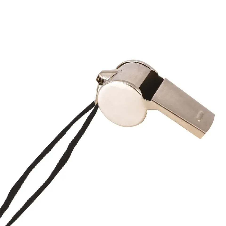 P'tit Clown 19008 fischietto metallo argento feste sport