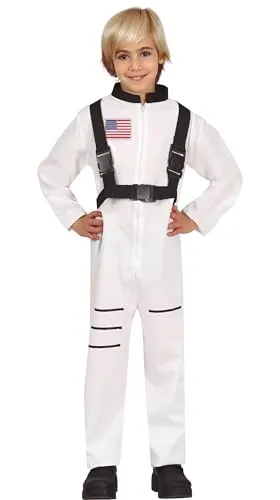 Fiestas Guirca Astronauta costume uomo taglia unica bianco