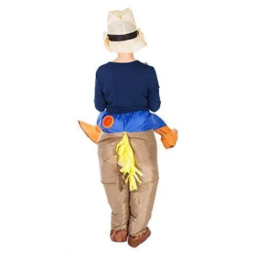 Bodysocks Costume Gonfiabile Cowboy Bambini Carnevale