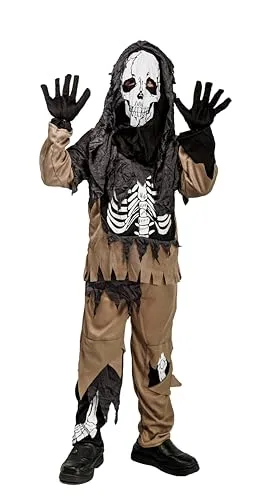 P'tit Clown Zombie costume scheletro bambino 116-128 cm