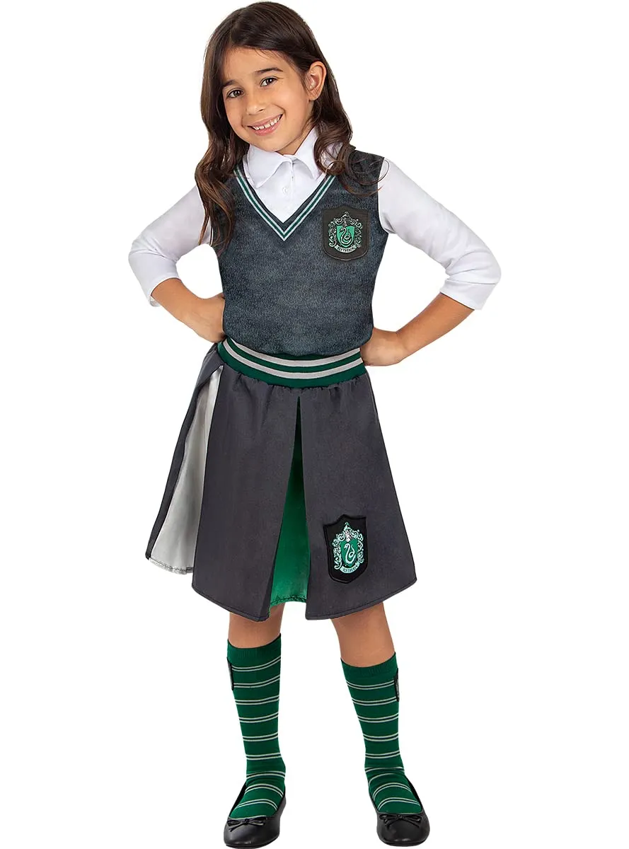 Funidelia Harry Potter Gonna Serpeverde nera bambina
