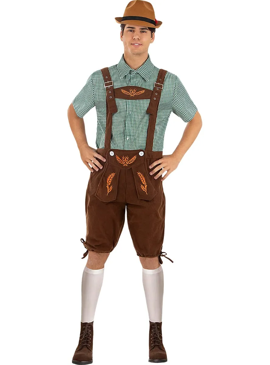 Funidelia Oktoberfest costume uomo tirolese marrone