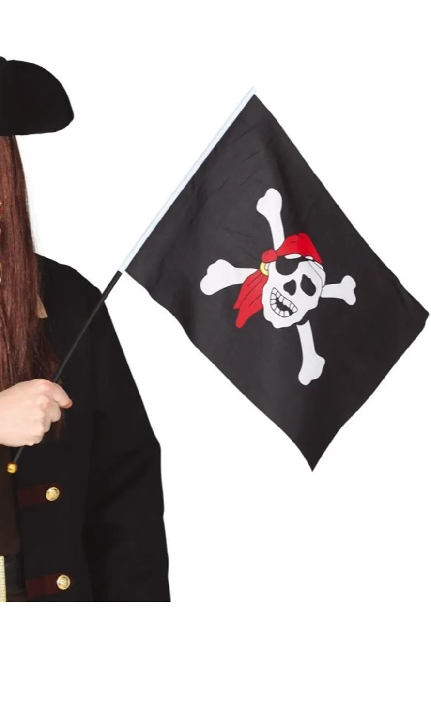 Guirca Corsaro Bandiera dei Pirati Teschio Nero