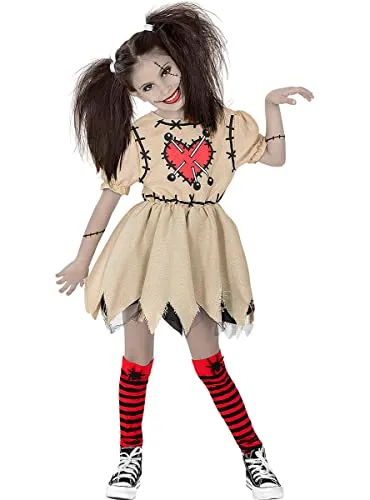 Funidelia Costume Bambola Voodoo Bambina 3-4 Anni Marrone