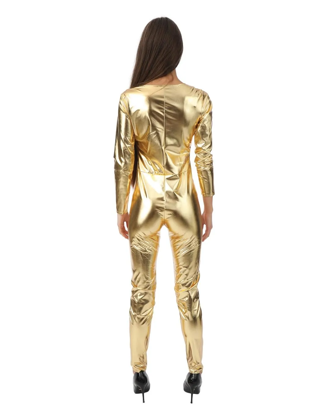 P'tit Clown Tuta Intera costume donna argento S-M