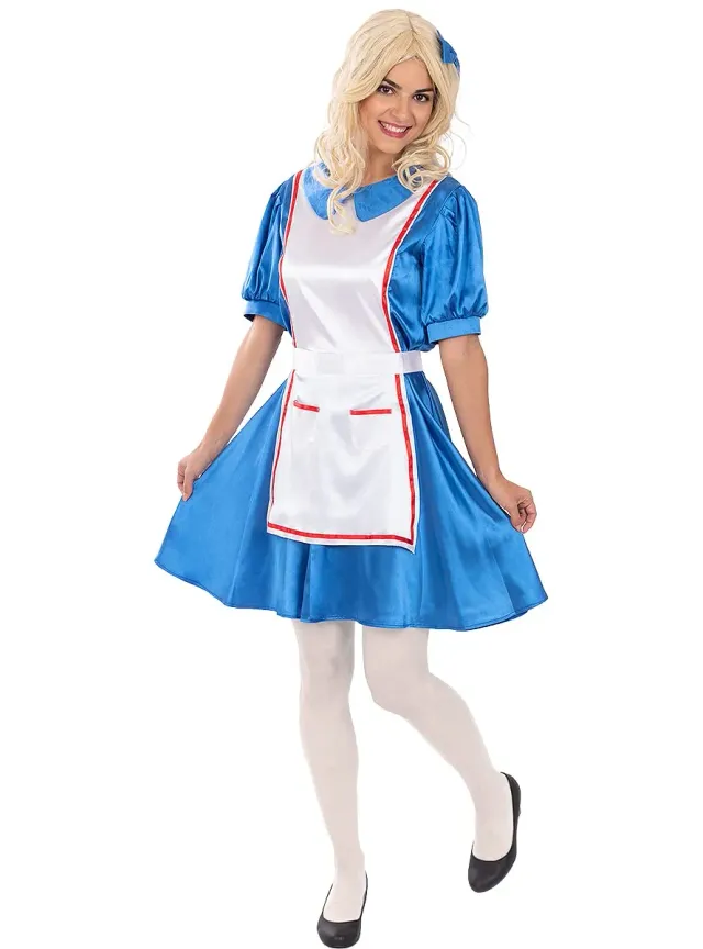 Funidelia Alice in Wonderland costume donna XS azzurro