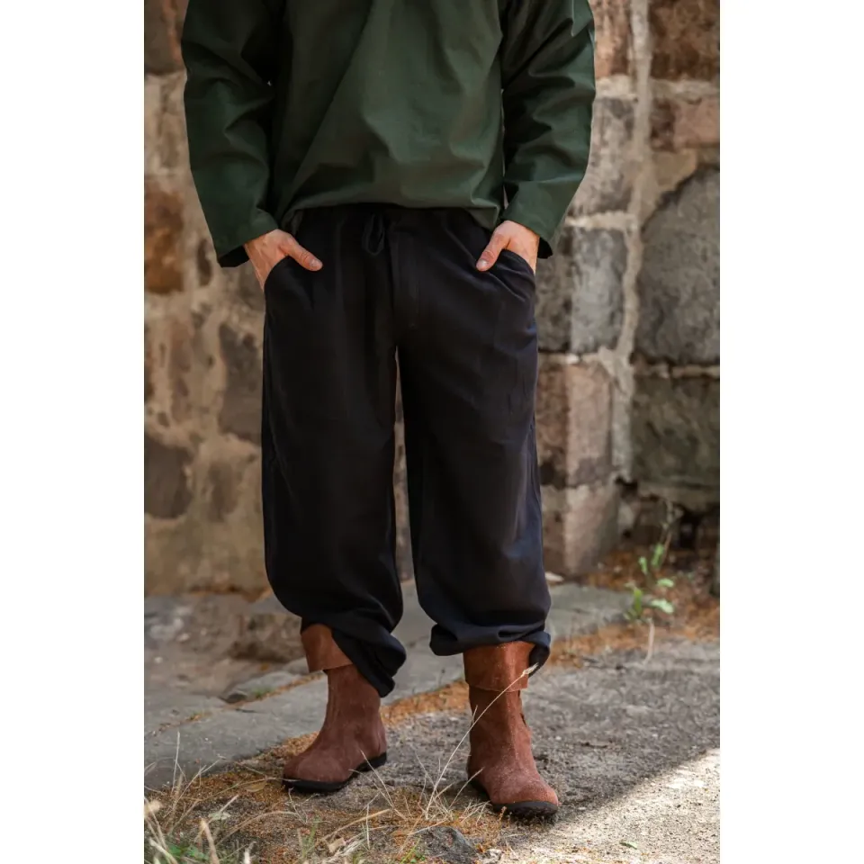 La Bottega di Merlino Pantaloni Dirk pantalone cotone nero L