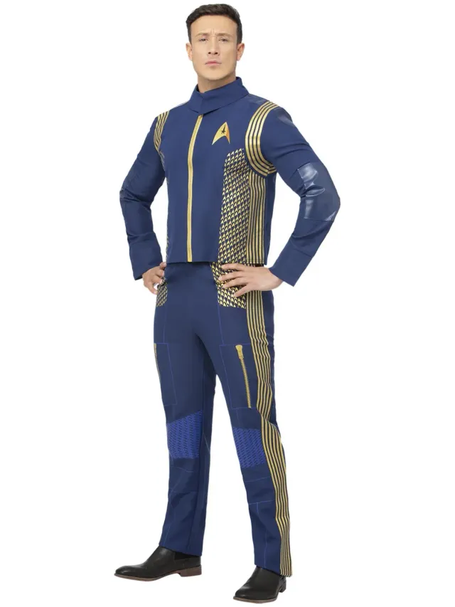 Smiffys Star Trek Discovery Command Uniform costume uomo blu navy