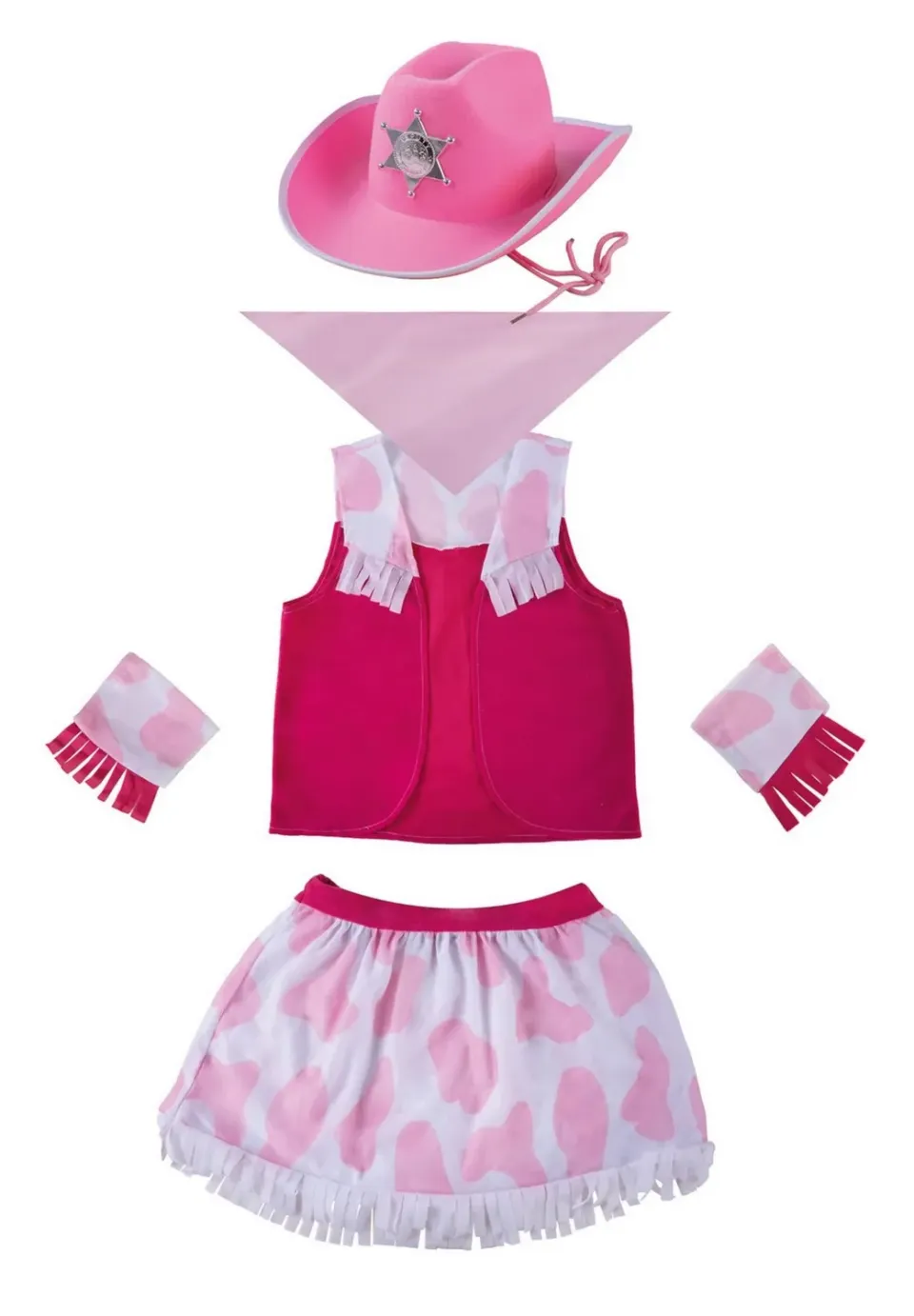 P'tit Clown Set Travestimento Costume Bambina Taglia Unica