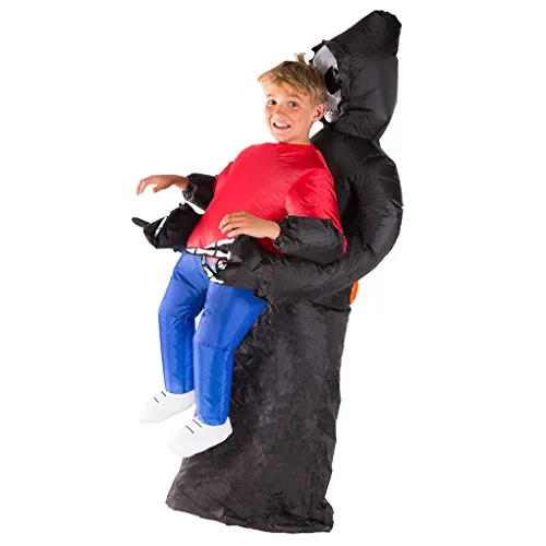 Bodysocks costume gonfiabile triste mietitore bambino con ventola
