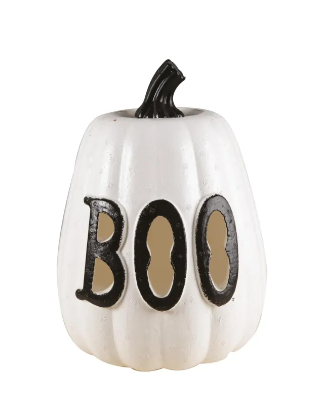 P'tit Clown BOO zucca luminosa decorazione Halloween autunno
