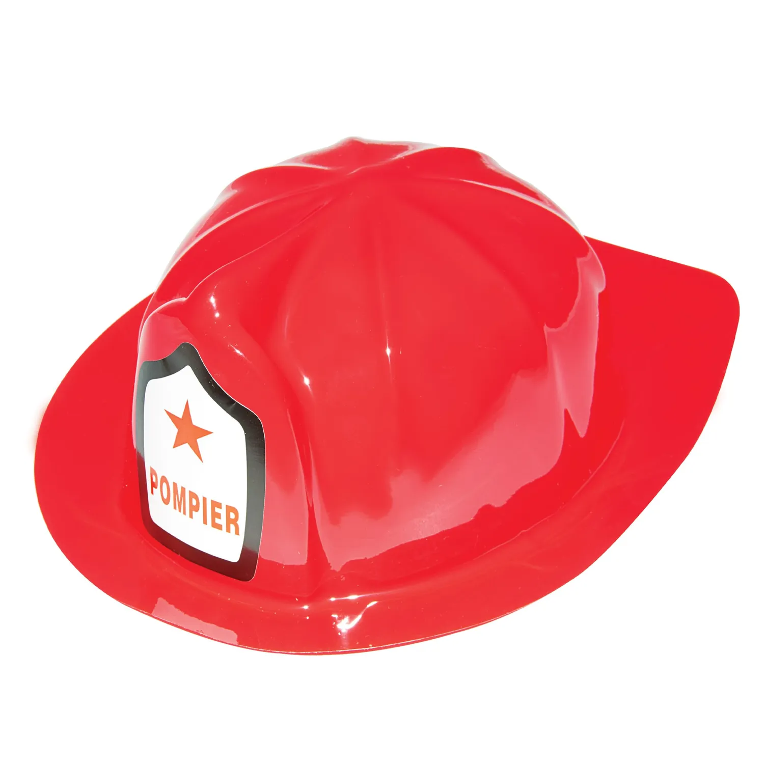 P'tit Clown 60100 casco pompiere rosso adulto