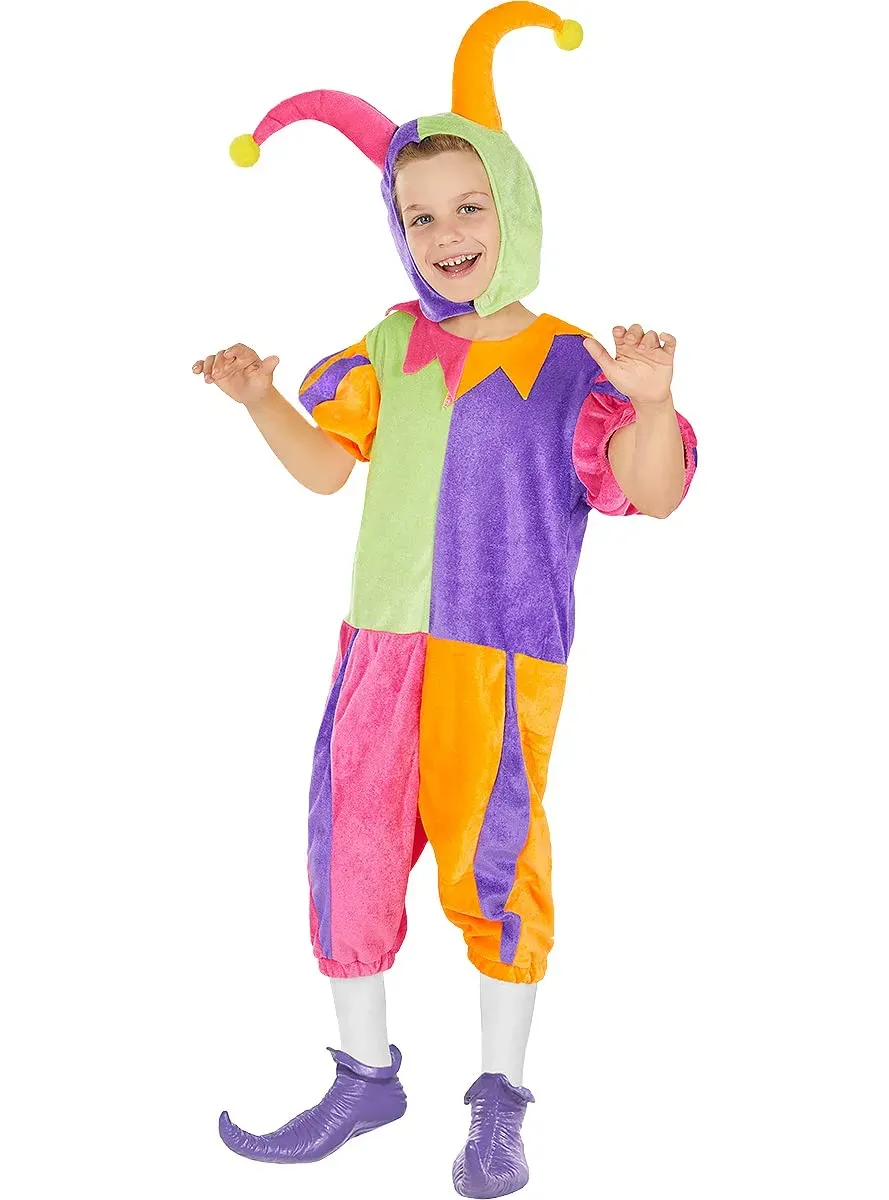 Funidelia Giullare costume bambino rosso 3-4 anni