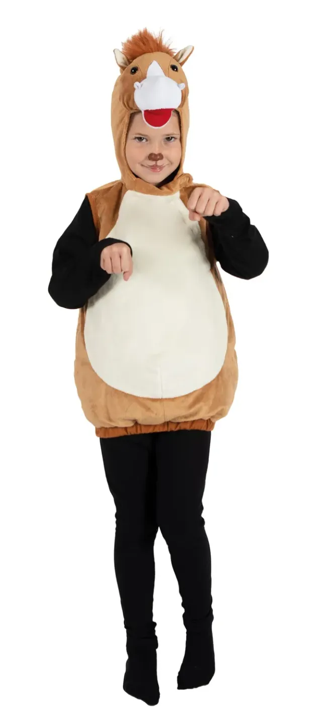 P'tit Clown Poney costume bambino 5-6 anni tuta morbida