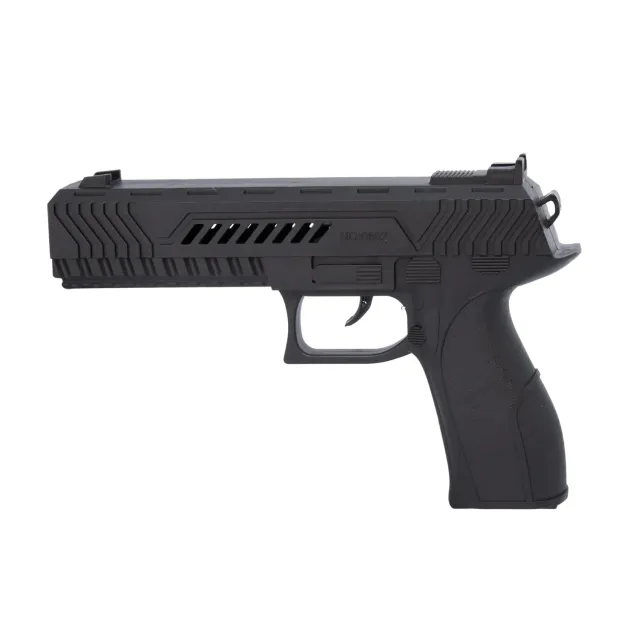 P'tit Clown 74560 Pistola Finta Nera 21 cm Carnevale