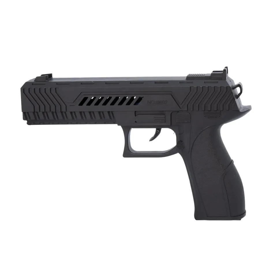 P'tit Clown 74560 Pistola Finta Nera 21 cm Carnevale