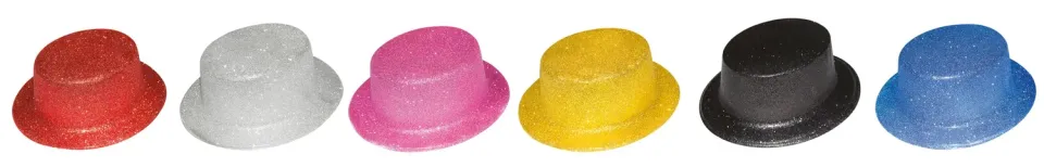 P'tit Clown Cappello cilindro adulto alto colore casuale