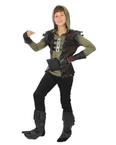 P'tit Clown costume arciere bambino 10-12 anni completo
