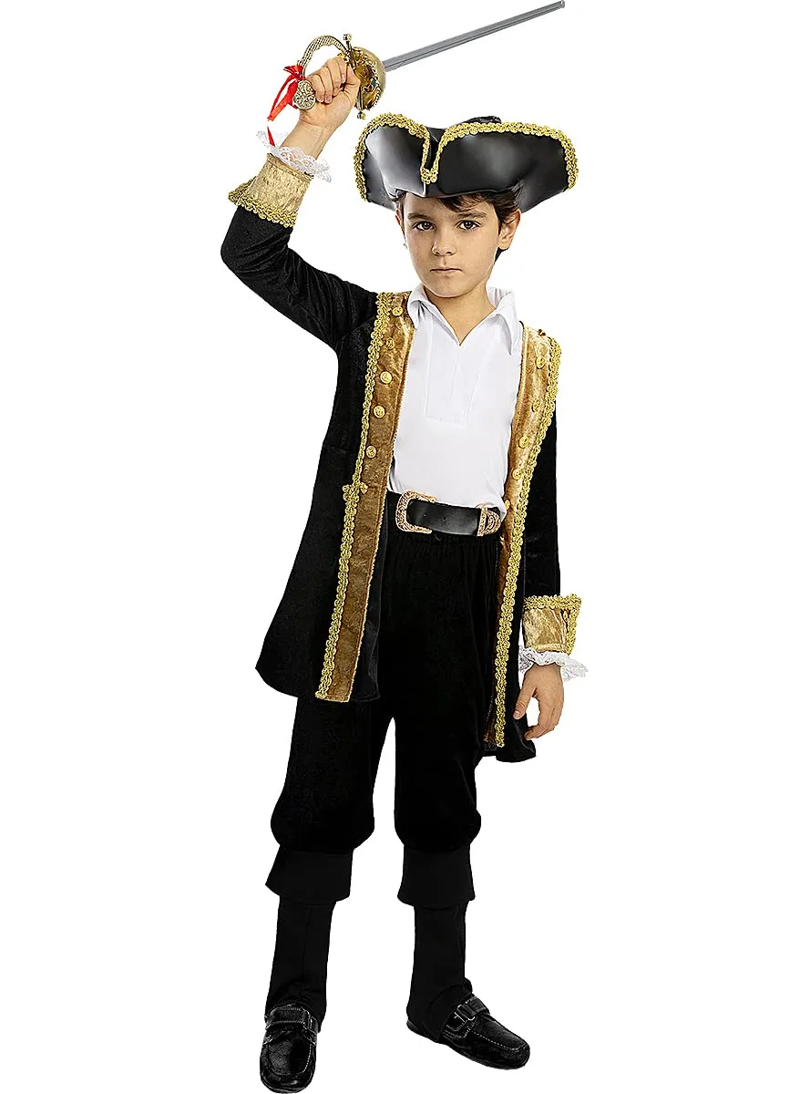 Funidelia Pirata Deluxe Coloniale costume bambino 7-9 anni multicolore