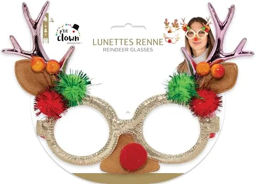 P'tit Clown Occhiali Renna Natale Modello Casuale
