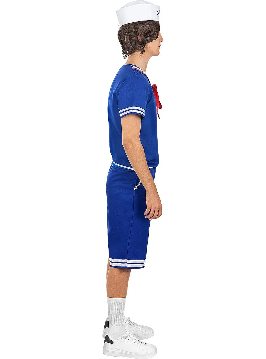 Funidelia Stranger Things Steve Ahoy costume uomo blu