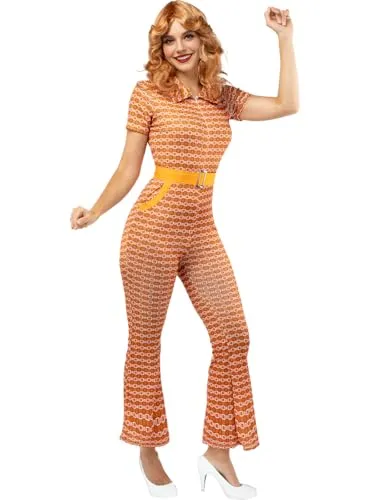 Funidelia Anni 70 costume disco donna arancione S