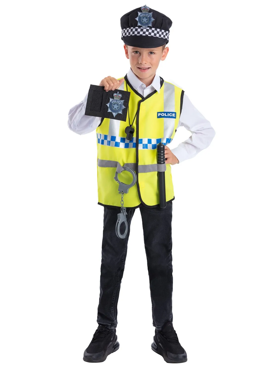 Smiffys Police Kit costume poliziotto bambino 7-9 anni M
