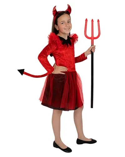 Funidelia Diavolessa costume bambina diavolo 7-9 anni