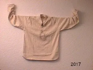 La Bottega di Merlino camicia medievale cotone spesso corda