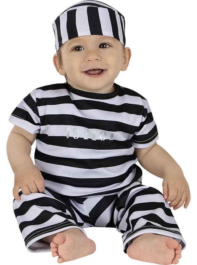 Funidelia Prigioniero costume bebè 12-24 mesi nero
