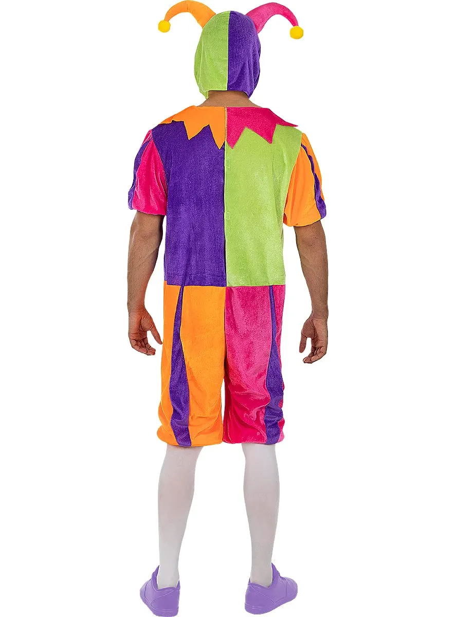 Funidelia Giullare costume uomo S grigio circo