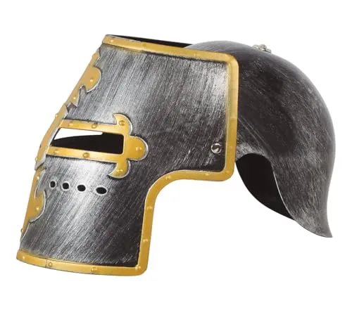 Guirca Cavaliere Medievale elmo plastica adulto