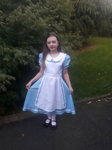 Smiffys Wonderland Princess costume Alice blu 4-14 anni