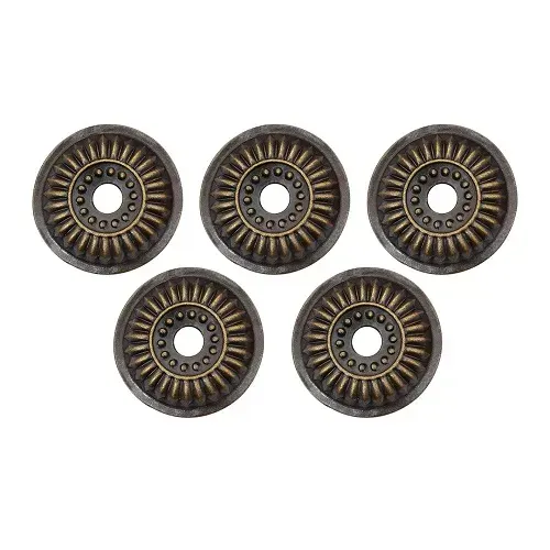 La Bottega di Merlino Set 5 Rondelle Ottone Anticato