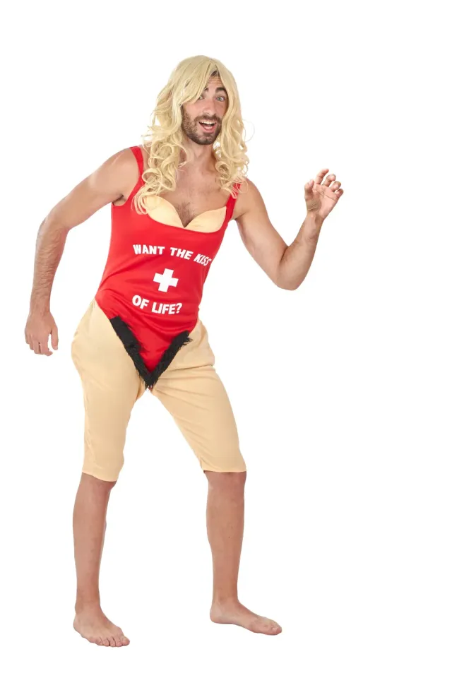 Funidelia Bagnino costume uomo L/XL rosso