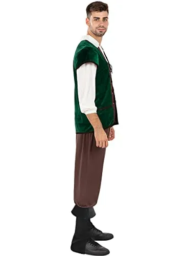 Funidelia Campagnolo Medievale costume uomo L marrone