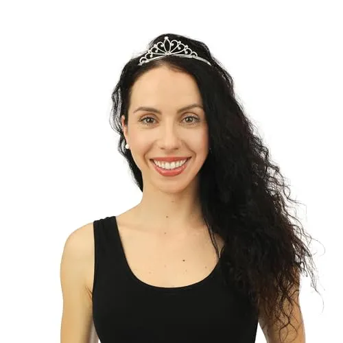 P'tit Clown Tiara Principessa metallo strass taglia unica