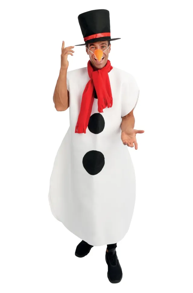 P'tit Clown 23671 Pupazzo Neve Costume Adulto taglia unica