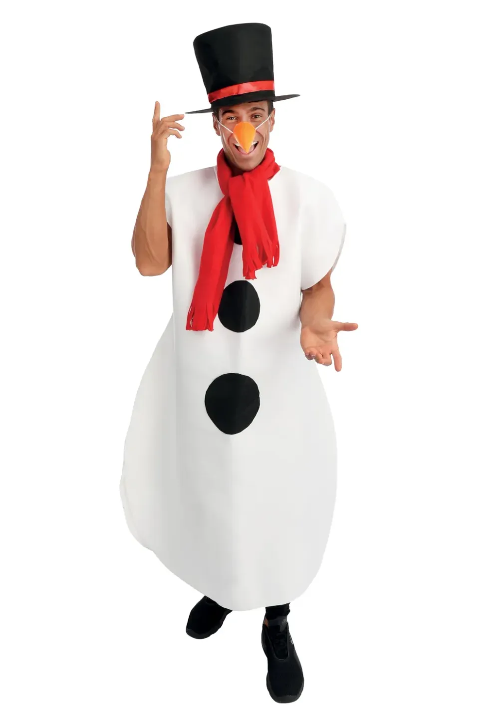 P'tit Clown 23671 Pupazzo Neve Costume Adulto taglia unica