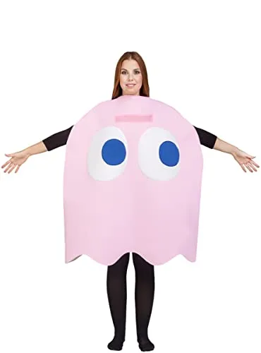 Funidelia Pac-Man Fantasma Pinky costume rosa taglia unica