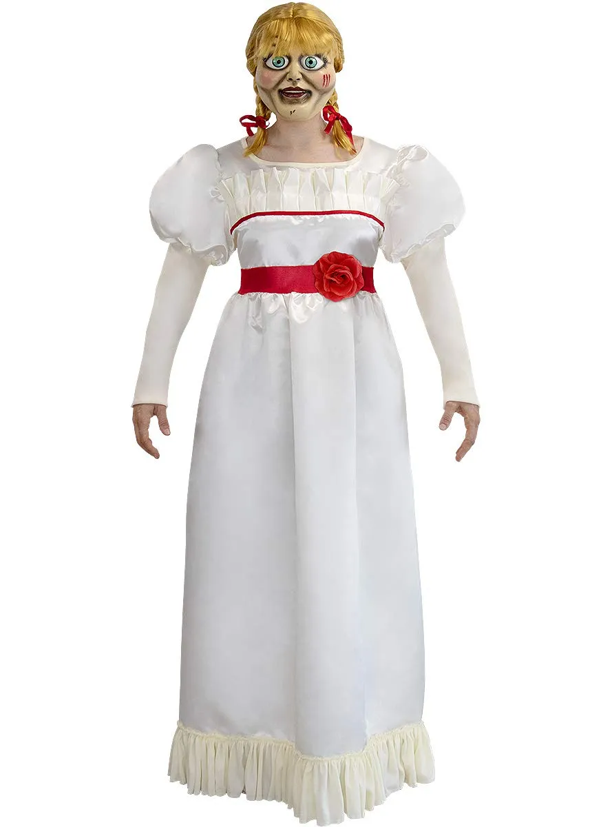 Funidelia Annabelle Maschera deluxe bianca adulto horror