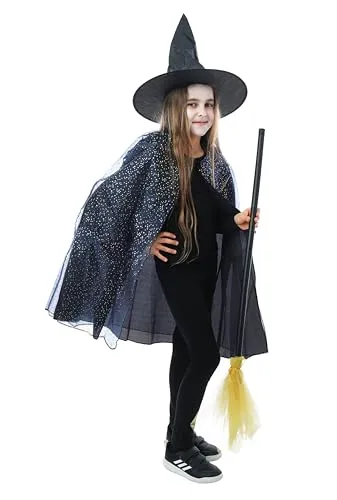 P'tit Clown 22179 Set Strega Bambino Taglia Unica Nero