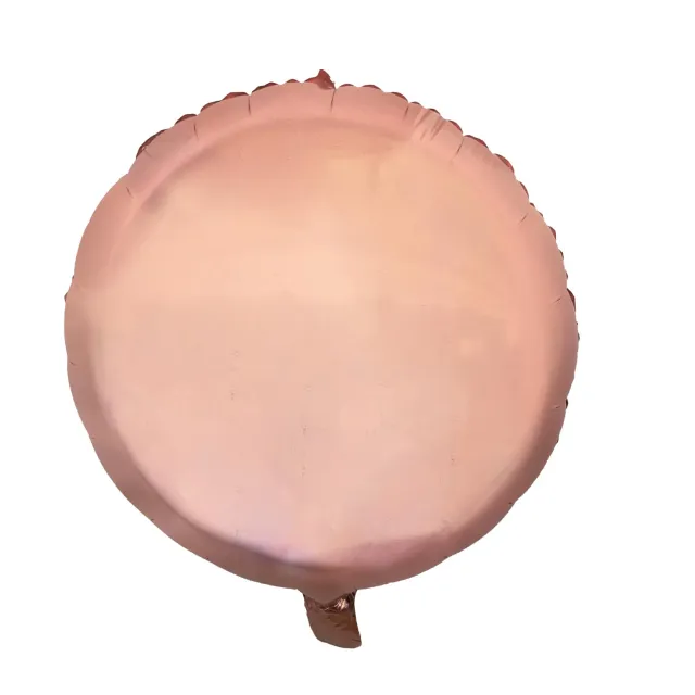 P'tit Clown palloncino rotondo oro rosa alluminio