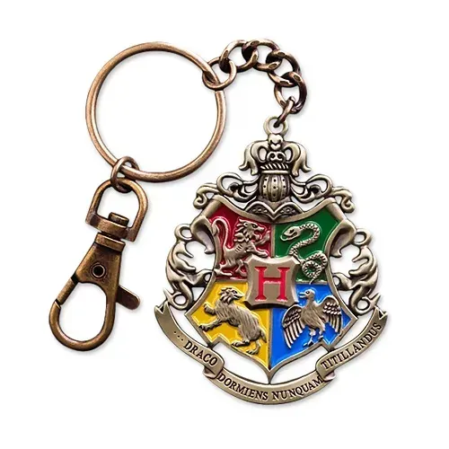La Bottega di Merlino Hogwarts portachiavi in metallo smaltato