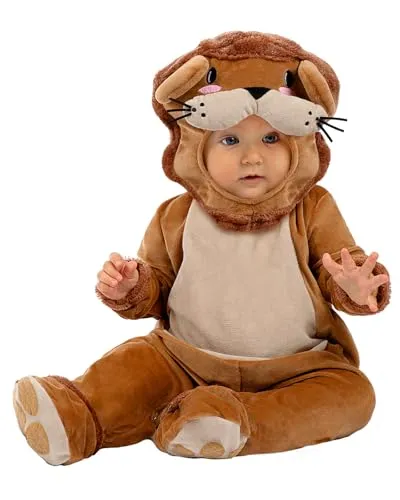 Funidelia Leone costume neonato completo marrone animali