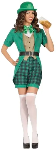 Fiestas Guirca Vestito San Patrizio verde donna taglia S